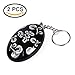 VC-Time 120 db. Emergency Personal Alarm Keychain, Anti Wolf Alarm for Women, Girls, Kids, Superior, Explorers Self Defense Electronic Device Bag Decoration, 2 Piece