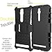Amzer Impact Resistant Hybrid Warrior Case with Kickstand for Asus Zenfone 2 ZE550ML, Asus Zenfone 2 ZE551ML - Retail Packaging - Black
