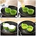 Egg Poacher, Cozzine Egg Cooker Silicone Egg Poaching Cups with Ring Standers, NonStick Boiled Egg Maker For Microwave or Stovetop Egg Cooking, BPA Free
