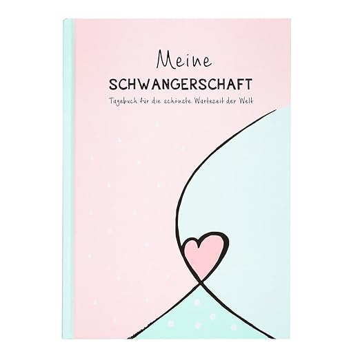 mintkind Das Schwangerschaftstagebuch Hardcover I Schwangerschaft Babygeschenk I Momente der Kugelzeit festhalten