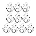 Walkie Talkie Covert Acoustic Tube Earpiece with Mic PTT Compatible with Motorola RDM2070d CP200 CP200d CLS1110 CLS1410 CLS1413 CLS1450 GP300 Radio (Pack of 10)