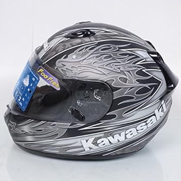 Casco integral Kawasaki k-ninja Dragon Talla XL, colores negro y gris mate Neuf