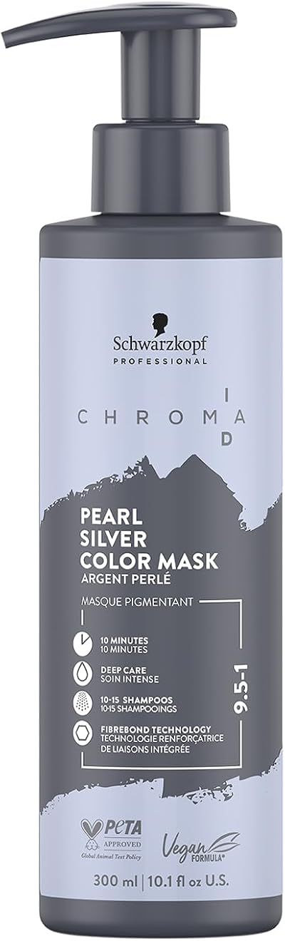Schwarzkopf Chroma ID Bonding Color Mask 9.5-1 Pearl Silver 300 ml