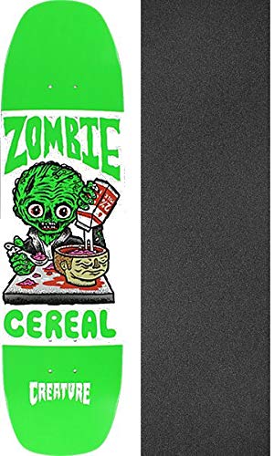 Zombie Cereal Green Skateboard Deck - 8.25" X 31.9" With Bla