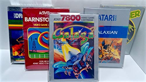5 Box Protectors Atari 2600/5200 / 7800 Video Games ColecoVision Display Case