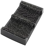 GrassWorx 10371867 Boot Scraper Doormat, 17.5"x10.25"x2.75", Cinder (Lawn &amp; Patio)