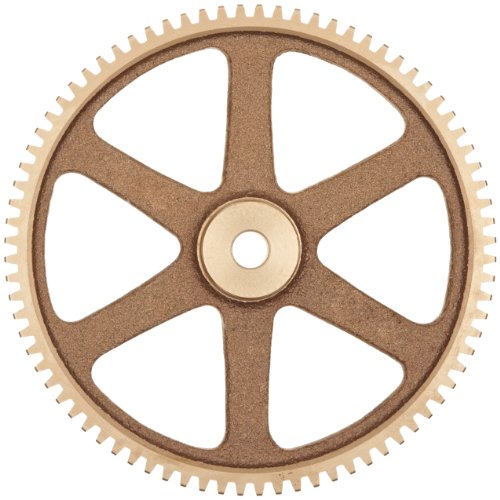 Boston Gear Spur Gear, 14.5 Pressure Angle, Brass, Inch, 16 Pitch on