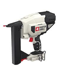 PORTER CABLE PCC791LA Destornillador con batería de litio de 20 voltios de potencia máxima, calibre 18, para abrazaderas estrechas tipo corona.