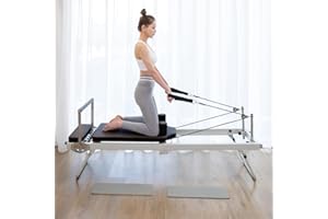 ARKANTOS Foldable Pilates Reformer, Pilates Machine & Equipment for Home Use and Gym Workout, Suitable for Beginners and Intermediate Users
