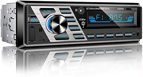 カーオーディオ 18改良版 Bluetooth 1din 日本fmバンド 76 90mhz Aux Usb Sdカード対応 80w 4 Fmラジオ カープレイヤー 高品質 リモコン付き 日本語版取扱説明書