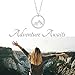 Mountain Necklace - Dainty Circle Silver Mountain Necklace for Women, Jewelry Gift for Outdoor Lovers, Hikers, Skiers, Climbers, and Nature Lovers