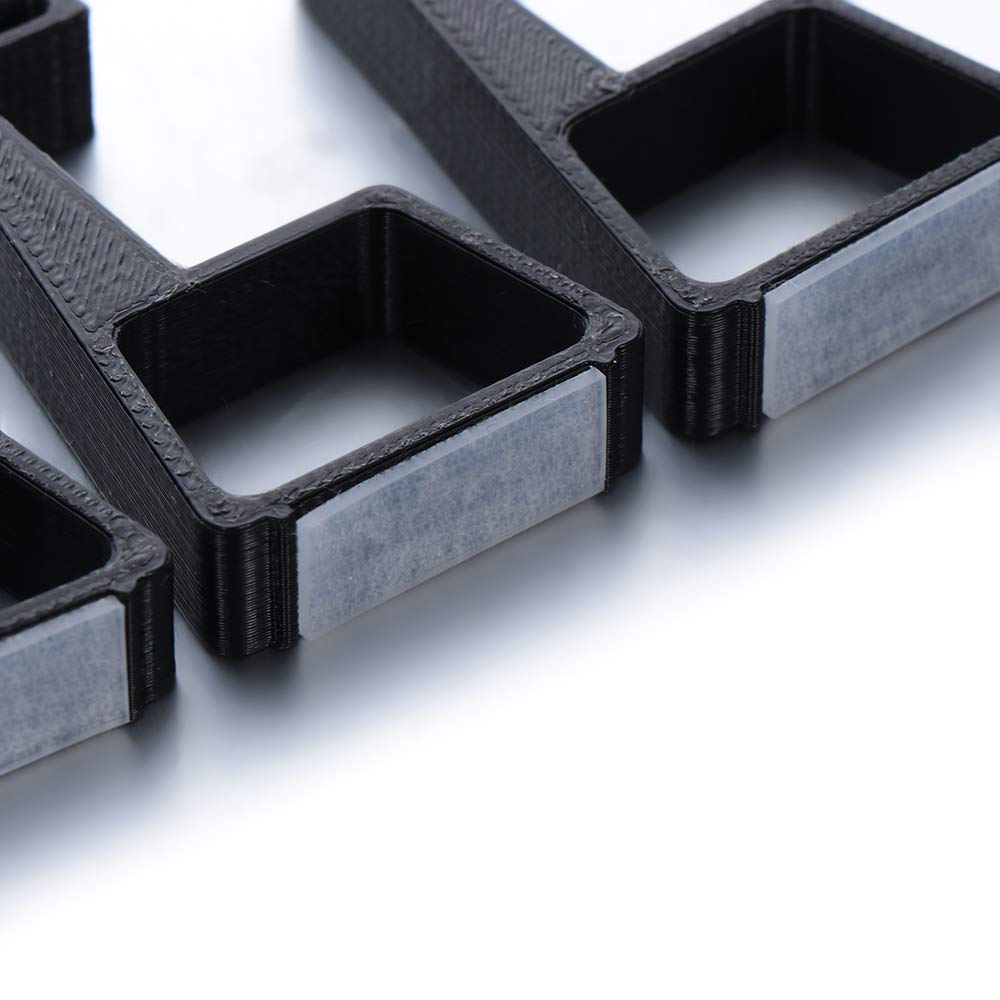4PCS Accessories Horizontal Heighten Support Feet Stand Cooling Legs Bracket Console Holder(1 set-For PS4 Slim,black)