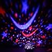 Night Lighting Lamp, Arespark Star Light Projector Night Projection Romantic for Children Kids Bedroom Christmas Gifts with 3 Modes 4 LED Beads 360 Degree Rotation - Blue