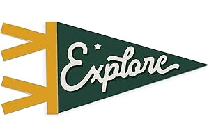 SJDFCSA Boys Room Decor, Adventure Nursery Wall Hanging Pennant Flag Banner, Retro Green Explore Wall Decorations for Kids Boys Toddler Nursery Room Bedroom Playroom Decor