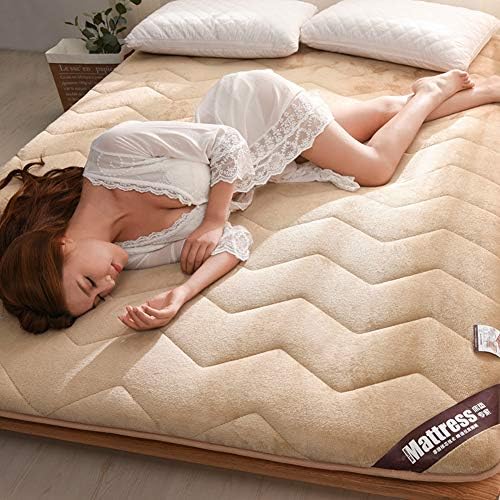 VIVOCCMat Breathable Tatami Mattress Mat, Double Sided Use Foldable Floor Futon Sleeping Pad Soft Mattress Topper Japanese Bed Roll for Dorm Home-b 135x190cm(53x75inch)