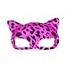Fun Central AT821 Leopard Print Neon Cat Masks - Assorted 12ct