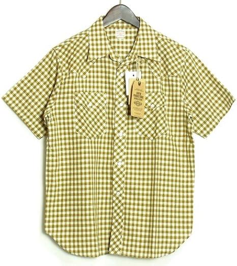 クーティー Cootie 15ss ギンガムチェック ウエスタンシャツ Mサイズ マスタード イエロー メンズ シャツ 通販 Amazon