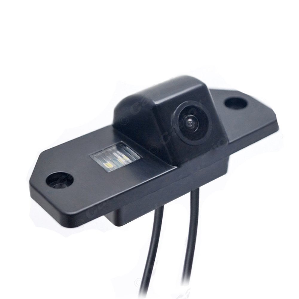 Waterproof Backup Camera Color Car Rear View Camera 170 Degree Viewing Angle License Plate with Night Vision for Mondeo/Focus/C-Max/Focus Sedan(3 Carriage)/Focus (2 Carriage)