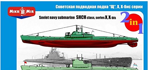 Soviet submarines 'Shch' class, series X, X-bis (2 kits in the box) MM350-010