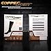 CopperJoint Performance Compression Socks - Copper Infused Support - GUARANTEED For Running, Crossfit, Athletic, Shin Splint - PREMIUM Graduated Medical Grade - Below Knee High - Unisex - Pair