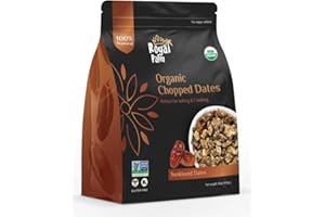 Royal Palm Organic Chopped Dates 16oz – 100% Organic, Natural Diced Dates, Non-GMO, No Added Sugar, Kosher, Vegan, Gluten-Free, Paleo, Healthy Dried Fruit for Baking, Cooking, Snacking, Smoothies & Salads
