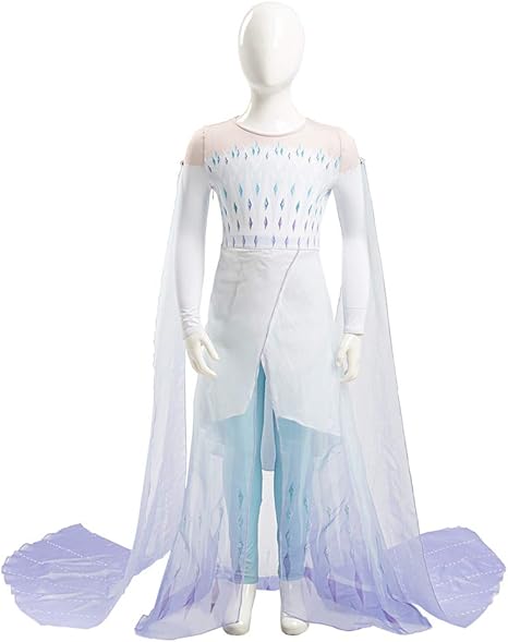 Amazon Co Jp Cosplaysky Elsa エルサ コスプレ 白い女王服 Ahtohallan アトハラン セット 子供用 子供服 衣装 コスチューム 変装 仮装 ハロウィン イベント 文化祭 誕生日 プレゼント 男性xl ホビー 通販