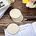Boao Unfinished Wood Pieces Circle Round Wood Craft Blank Round Ornaments Wooden Cutouts for DIY Craft Project, Decoration, Laser Engraving Carving, 1/8 Inch Thickness (3 Inch Diameter, 36 Pieces)