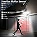 AmeriTop Solar Lights Outdoor, Super Bright LED Solar Motion Sensor Lights with Wide Angle Illumination; 1500LM 6000K, 3 Adjustable Heads, IP65 Waterproof Outdoor Security Lighting (Black)