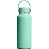 Hydro Flask Micro Bottle - Insulated Mini Leak Proof Flask for Purse or Pocket in 13.5 Oz Mermaid Green