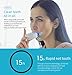 Ultrasonic Electric Toothbrush for Adults V-WHITE 360° Upgraded Rechargeable Automatic Toothbrush Teeth Whitening Toothbrush with 30'' Automatic Timer, FDA/IPX7 Wireless Charging (black)