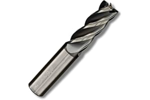 SCT20005 SV4 4-Flute, 1/8" Diameter, 1/2" Cutting Length, .030" Corner Radius, Center Cutting, 1.5" OAL, Coated, 1/8" Shank D