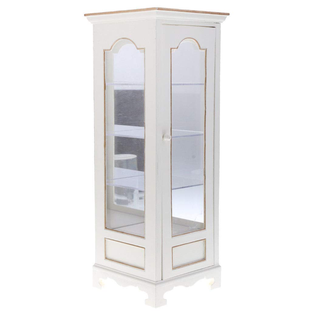 Amazon Com 1 6 Scale Dollhouse Miniature Display Cabinet Clear