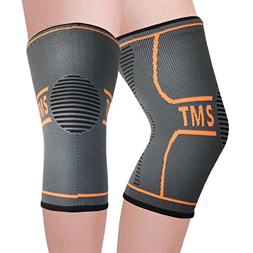 Sports Knee Compression Sleeve(1 pair)-Effective Support for Running ,Jogging,Biking ,Walking, Joint Pain and Arthritis Relief,Faster Injury Recovery - Thumbnail 7