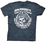 Grateful Dead Ithaca NY Adult Navy Heather T-shirt XL