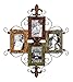 Deco 79 Metal Scroll 4 Slot Wall Photo Frame, 21