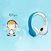 YUSONIC Over-Ear Kids Headset Volume Limited Headphones for Children (Blue)