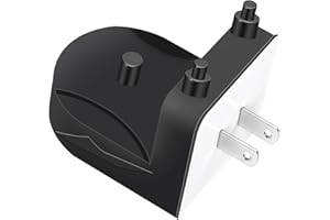 BERGWERK Wireless Electric Toothbrush Wall Charger Compatible with Philips Sonicare Electric Toothbrush HX6100, HX3000, HX6000, HX8000, HX9000, Portable, IPX7 Waterproof Charging Station (Black)