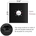 Gas Range Protectors 6 Pack Stovetop Burner Liner Hob Covers Reusable Non-Stick Heat Resistant Cuttable FDA Approved 10.6