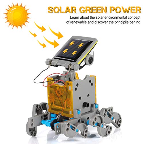 AOKESI Solar Robot Kit 12in1 Science STEM Robot Kit Toys