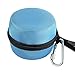 Travel Portable Carrying Protective Hard Case Box Pouch for Amazon All-New Echo Dot(2nd Generation) with Carabiner(Fits USB Cable and Wall Charger) - Blue