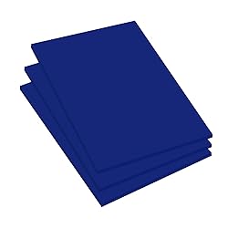Expanded PVC Sheet 8.5" x 11" Blue Printable Rigid