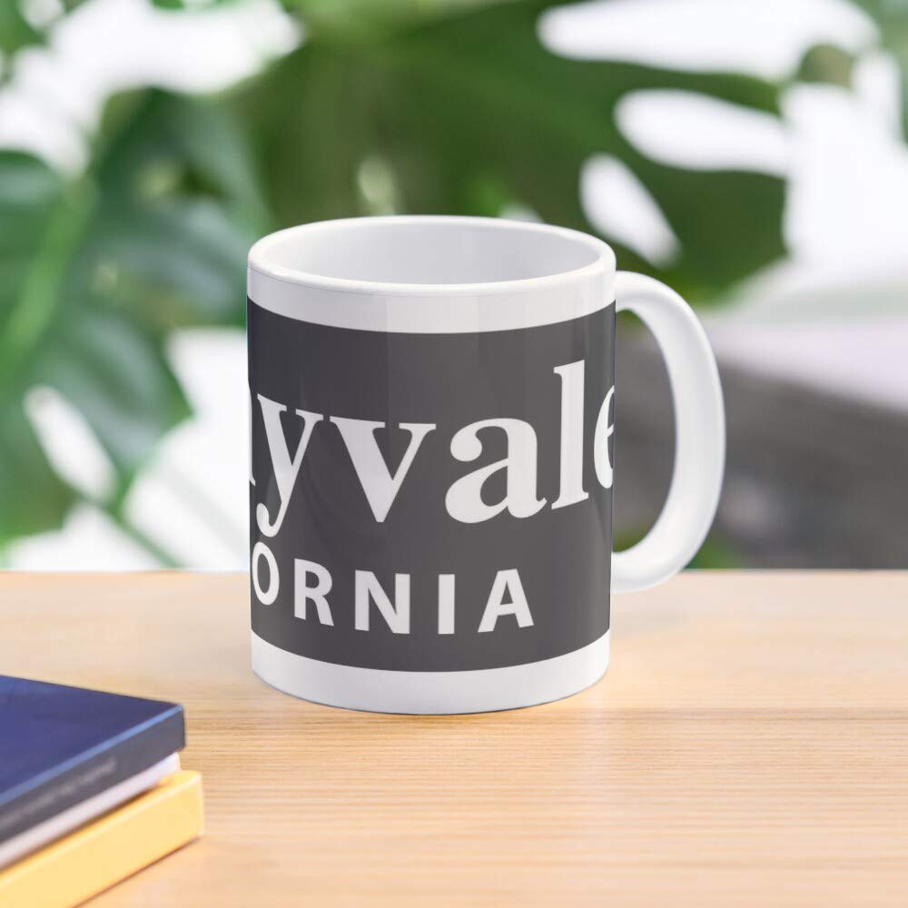 California Mug Sunnyvale Top Selling 11 Ounce White Ceramic Novelty Gift Mug 2020