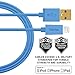 Hama U6108964 3ft Apple MFI Lightning Cable Blue -