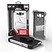 Zizo Bolt Cover For Galaxy Amp Prime | Galaxy J3 [.33mm 9H Tempered Glass Screen Protector] Dual-Layered [Military Grade] Case Kickstand Belt Clip-White/Gray