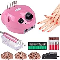 30000rpm Pro Electric Nail Drill Machine Pedicure Manicure Kits File Drill Bits Sanding Band Accessory Nail Salon Nail Art Tools