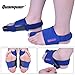 Bunion Corrector by Quanquer [Pair] - Bunion Splint Toe Straightener Brace for Hallux Valgus Pain Relief Fits Men & Women (Blue)