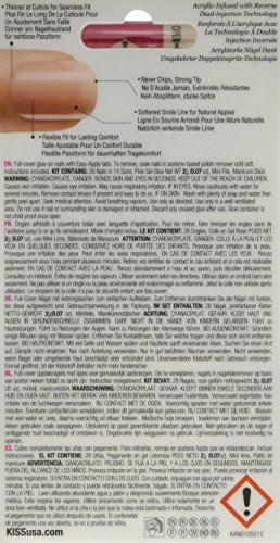 Kiss Products 28 Kiss Acrylic Nude French Nails, 0.2 Pound