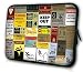 WATERFLY Marks Pattern 12" Inch Laptop Sleeves Computer Bag Netbook Notebook Briefcase for MacBook HP EliteBook Dell Latitude ASUS Microsoft Surface Pro