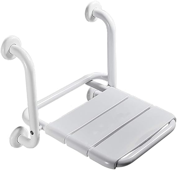 CIKO Baño Taburete De Ducha Plegable con Pata Asiento Montado En La