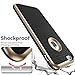 iPhone 6S Case,iPhone 6 Case,Zoudashuai Rugged Hybrid Flexible Slim Thin Durable Shock-Absorbing Case Ultra Protective Anti-Scratch Shockproof Bumper Soft TPU for iPhone 6/6S (4.7inch)-Black&Gold